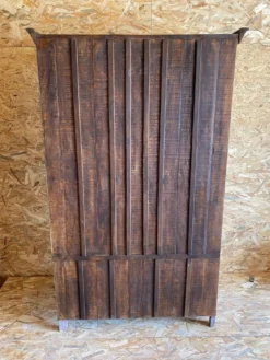 Vitrine en teck ancien