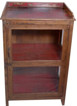 Vitrine en teck birman