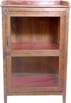 Vitrine en teck birman