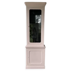 Vitrine haute rose poudrée