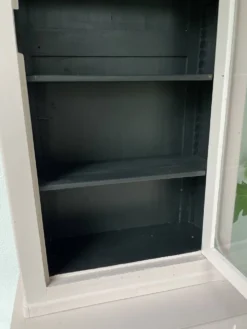 Vitrine haute rose poudrée
