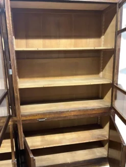 Vitrine industrielle XL vintage haute / armoire de laboratoire / armoire