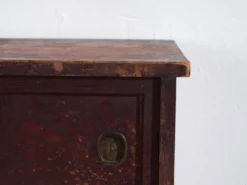 Vitrine japonaise ancienne à portes coulissantes en verre – Période Taishō–Showa (circa 1920–1950)