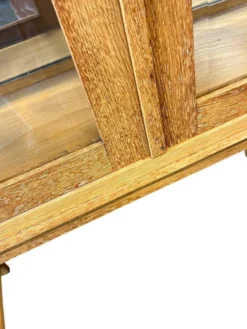 Vitrine/meuble à thé/étagère vintage en bois