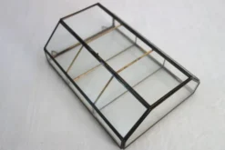 Vitrine Murale Vintage Verre Et Laiton