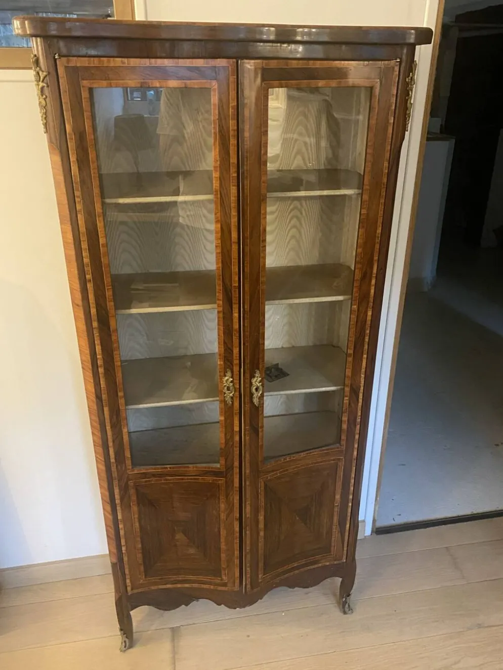 Vitrine Napoleon III de style Louis XV
