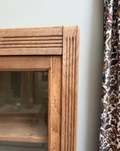 Vitrine parisienne Art Déco en chêne (rénovée)