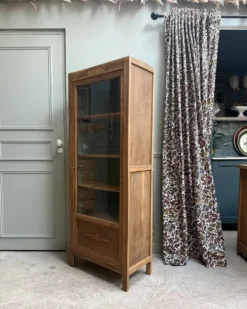 Vitrine parisienne Art Déco en chêne (rénovée)