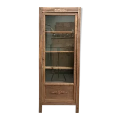 Vitrine parisienne Art Déco en chêne (rénovée)