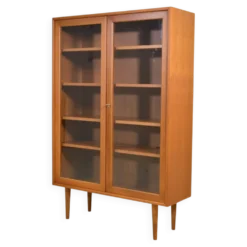 Vitrine par WK Möbel vitrine années 1970 en teck vintage
