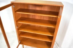 Vitrine par WK Möbel vitrine années 1970 en teck vintage