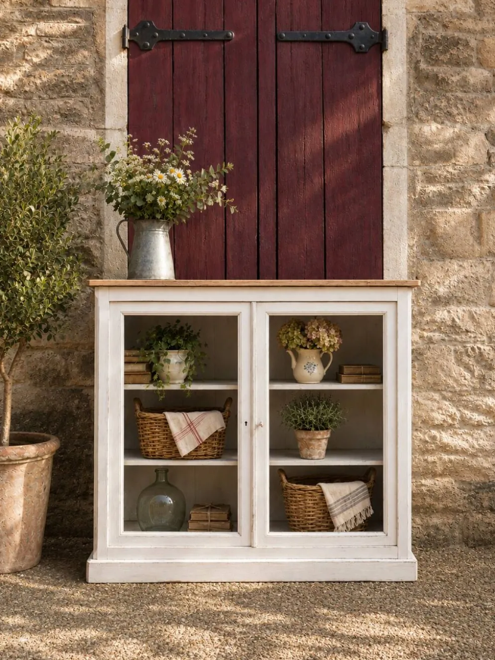 Vitrine rénovée