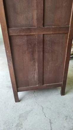Vitrine style louis xv 1 porte en merisier
