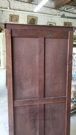 Vitrine style louis xv 1 porte en merisier