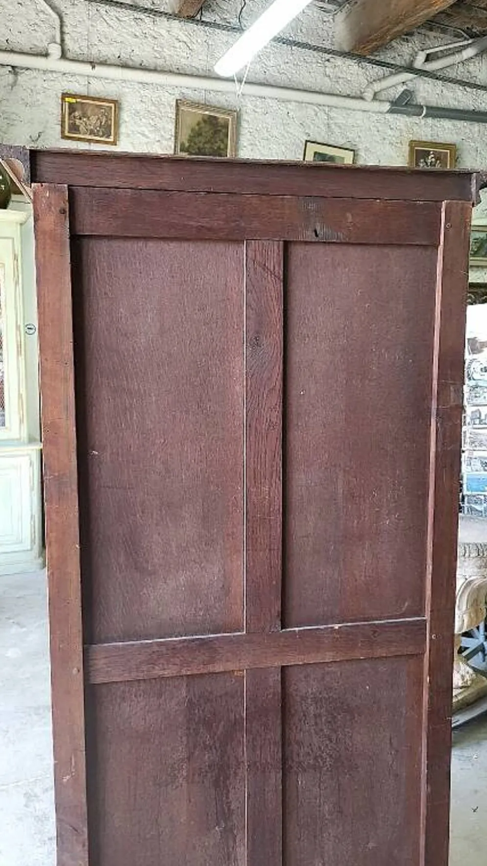 Vitrine style louis xv 1 porte en merisier