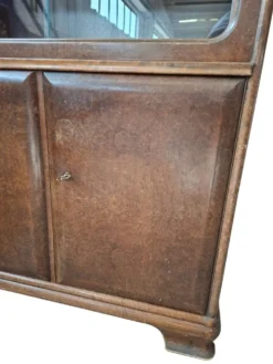 Vitrine Vintage Années '40/'50 en Racine – Design Italien Mid-Century