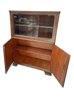 Vitrine Vintage Années '40/'50 en Racine – Design Italien Mid-Century