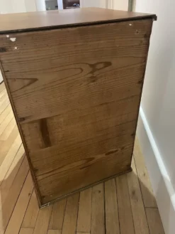 Vitrine vintage en bois 260319