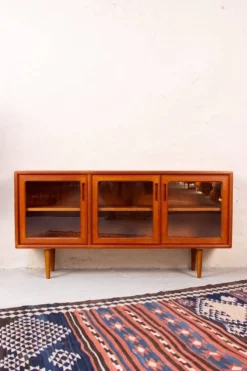 Vitrine Vintage en Teck, Danemark, 1980s