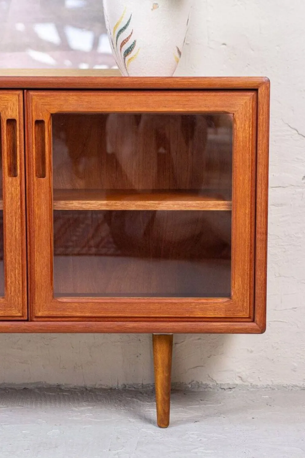 Vitrine Vintage en Teck, Danemark, 1980s