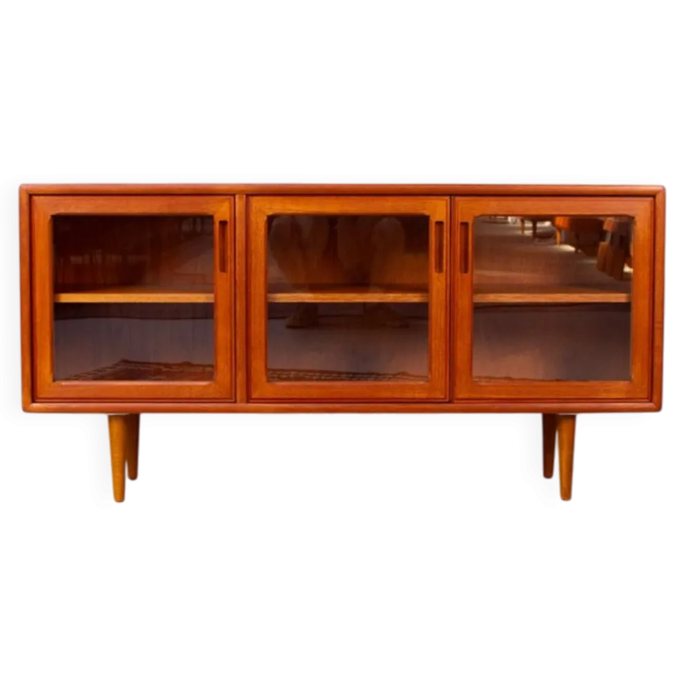 Vitrine Vintage en Teck, Danemark, 1980s