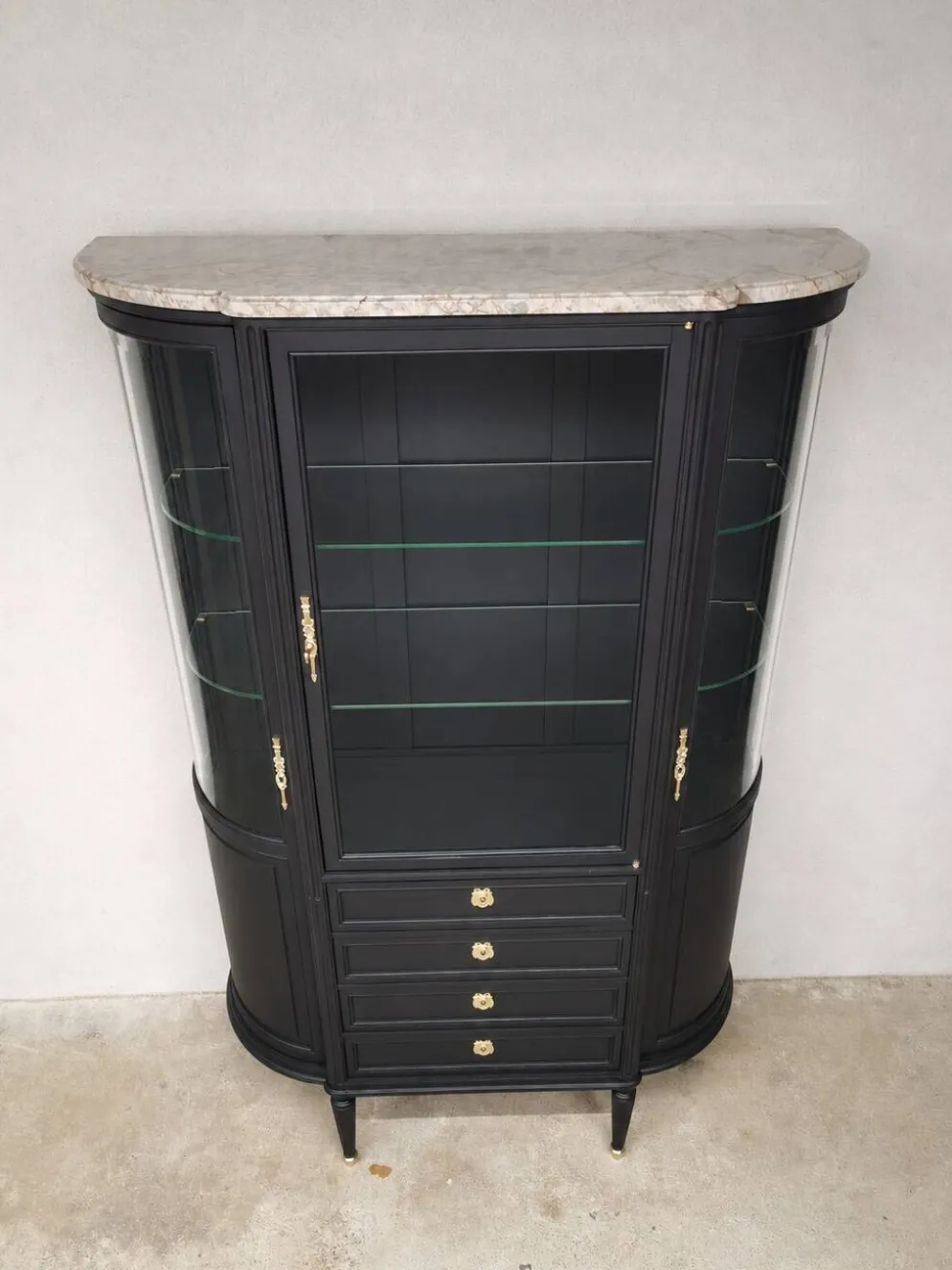 Vitrine vintage relookée