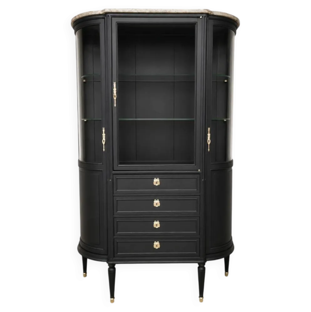 Vitrine vintage relookée