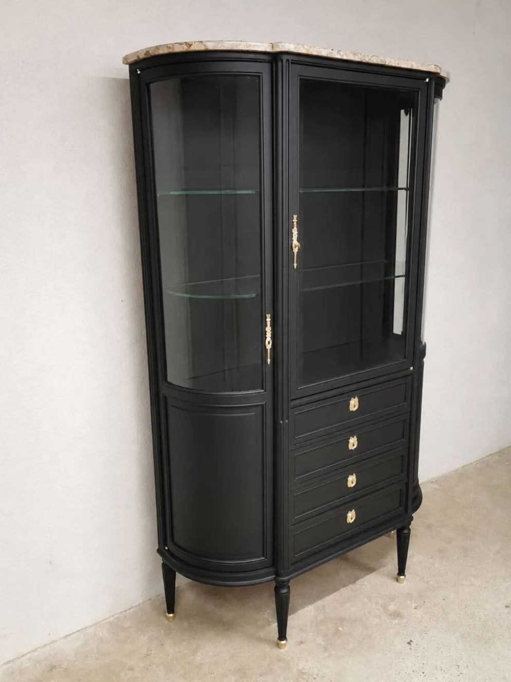 Vitrine vintage relookée