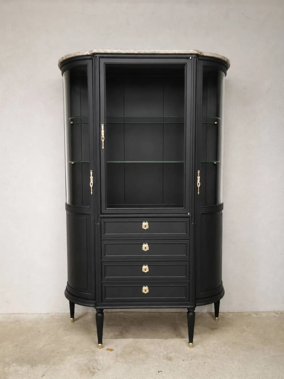 Vitrine vintage relookée