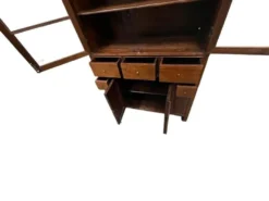 Vitrine vintage XL en bois