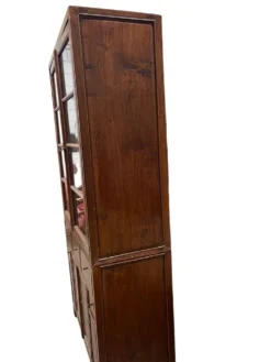 Vitrine vintage XL en bois