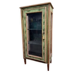 Vitrine Vénitienne en bois peint