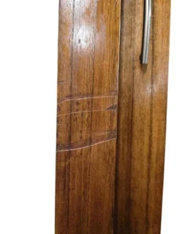 Vitrine XL vintage en bois / buffet / armoire murale
