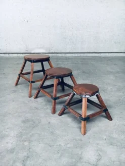 Wabi Sabi Nesting Tables, France, 1950s, Set of 3