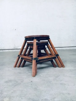 Wabi Sabi Nesting Tables, France, 1950s, Set of 3