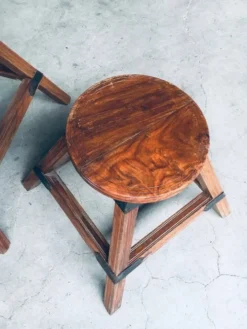 Wabi Sabi Nesting Tables, France, 1950s, Set of 3