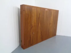 Wall Cabinet with Glass Doors from Dyrlund, Denmark, 1970s