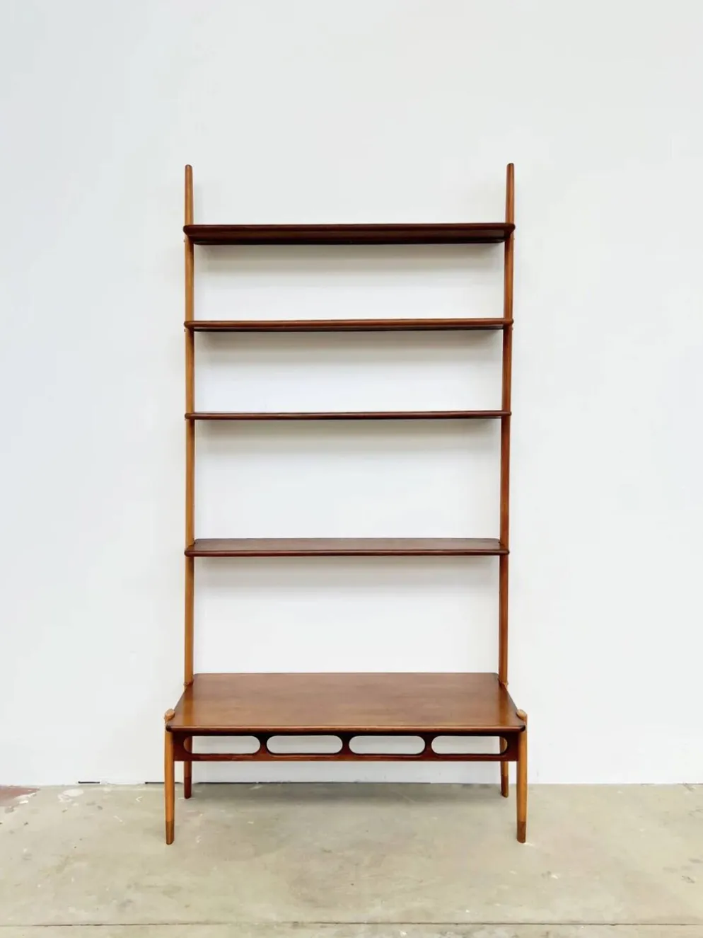 Wall-system William Watting pour Scanflex en teck et hêtre — 1960