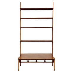 Wall-system William Watting pour Scanflex en teck et hêtre — 1960
