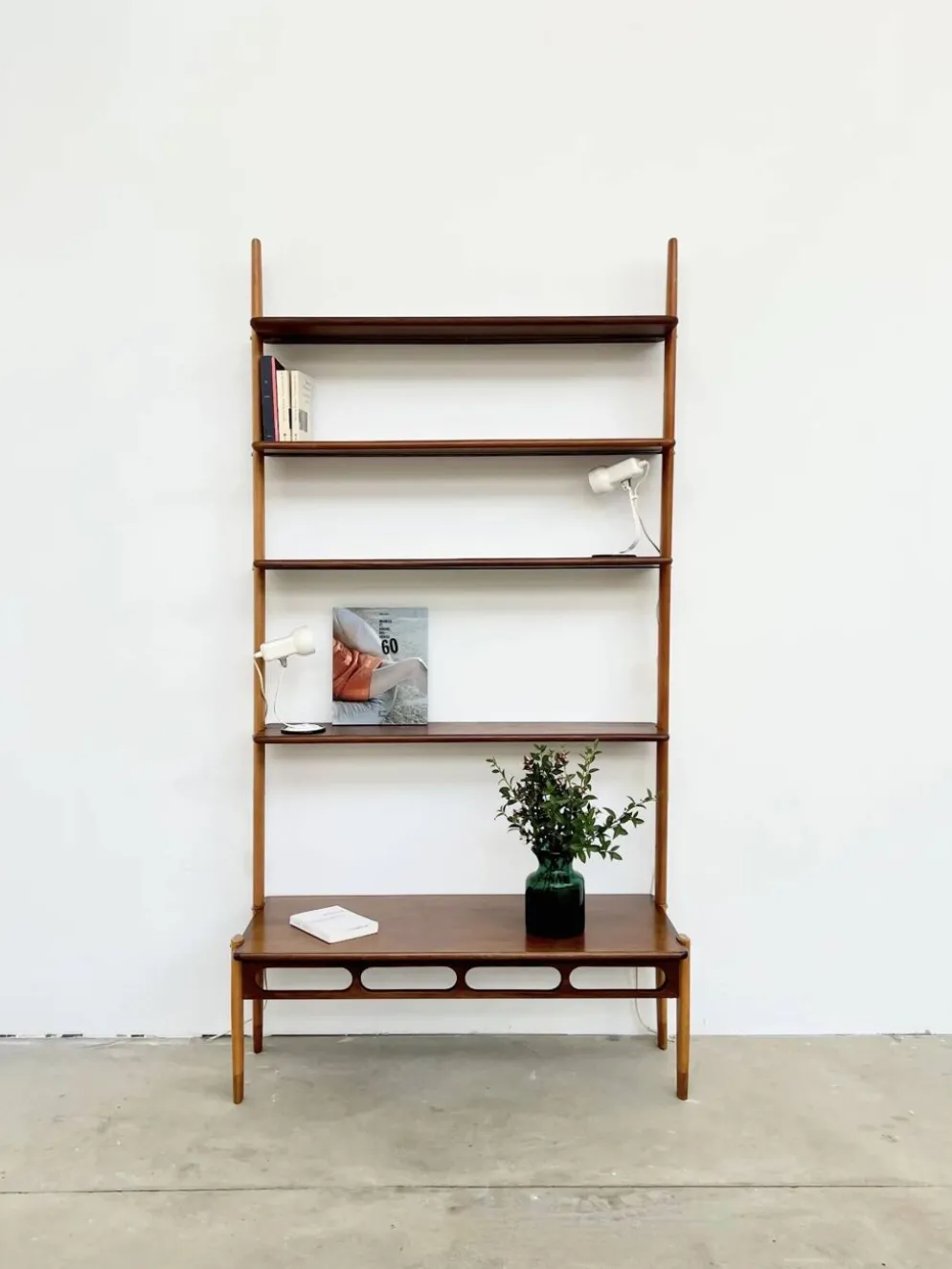 Wall-system William Watting pour Scanflex en teck et hêtre — 1960
