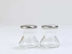 Wilhelm Wagenfeld Milieu du Siècle Max & Moritz Sel Poivre Jumelles Shakers, WMF, Années 1950