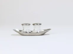 Wilhelm Wagenfeld Milieu du Siècle Max & Moritz Sel Poivre Jumelles Shakers, WMF, Années 1950