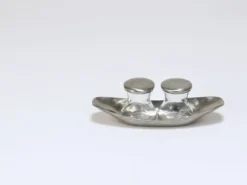 Wilhelm Wagenfeld Milieu du Siècle Max & Moritz Sel Poivre Jumelles Shakers, WMF, Années 1950